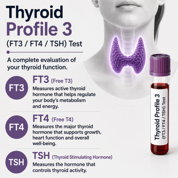 Thyroid Profile 3 (FT3/FT4/TSH)