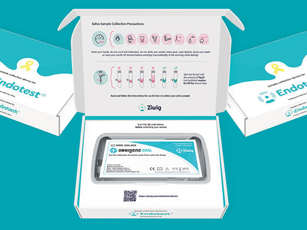 Zigwig Endotest kit for sample collection.