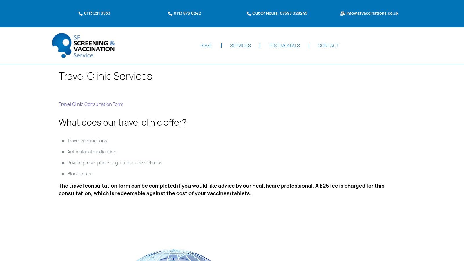 SF Screening & Vaccination Service – Woodhouse Health Centre